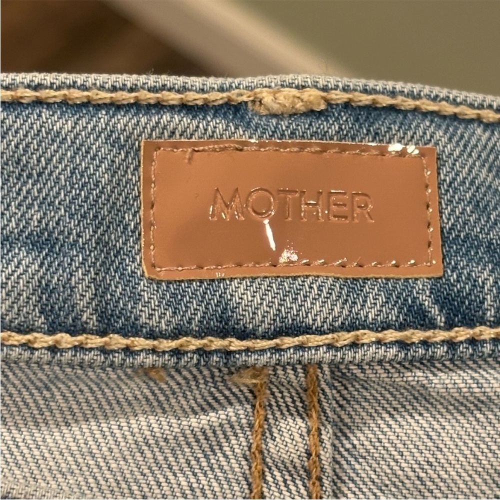 MOTHER Light Blue Flare Jeans - Picture 4 of 16